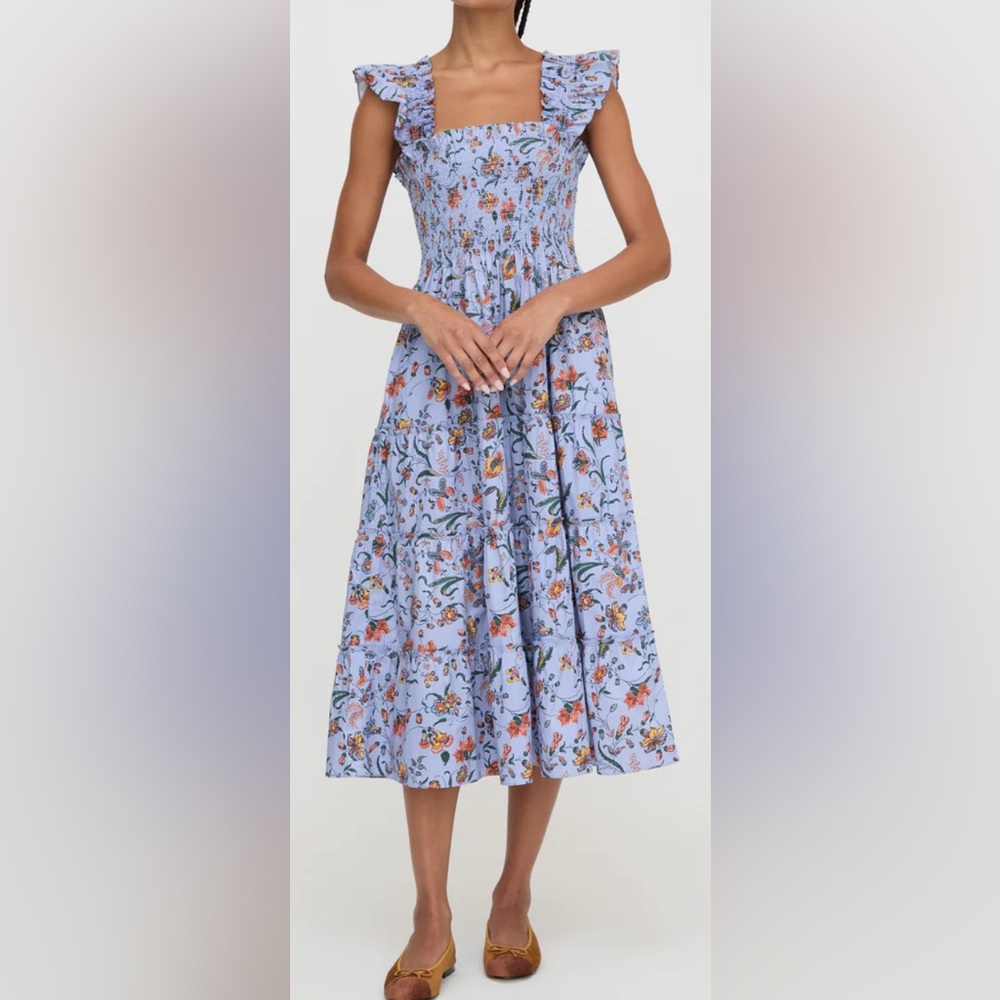 Hill House Home The Ellie Nap Dress in Thistle Fleur Chintz Size M